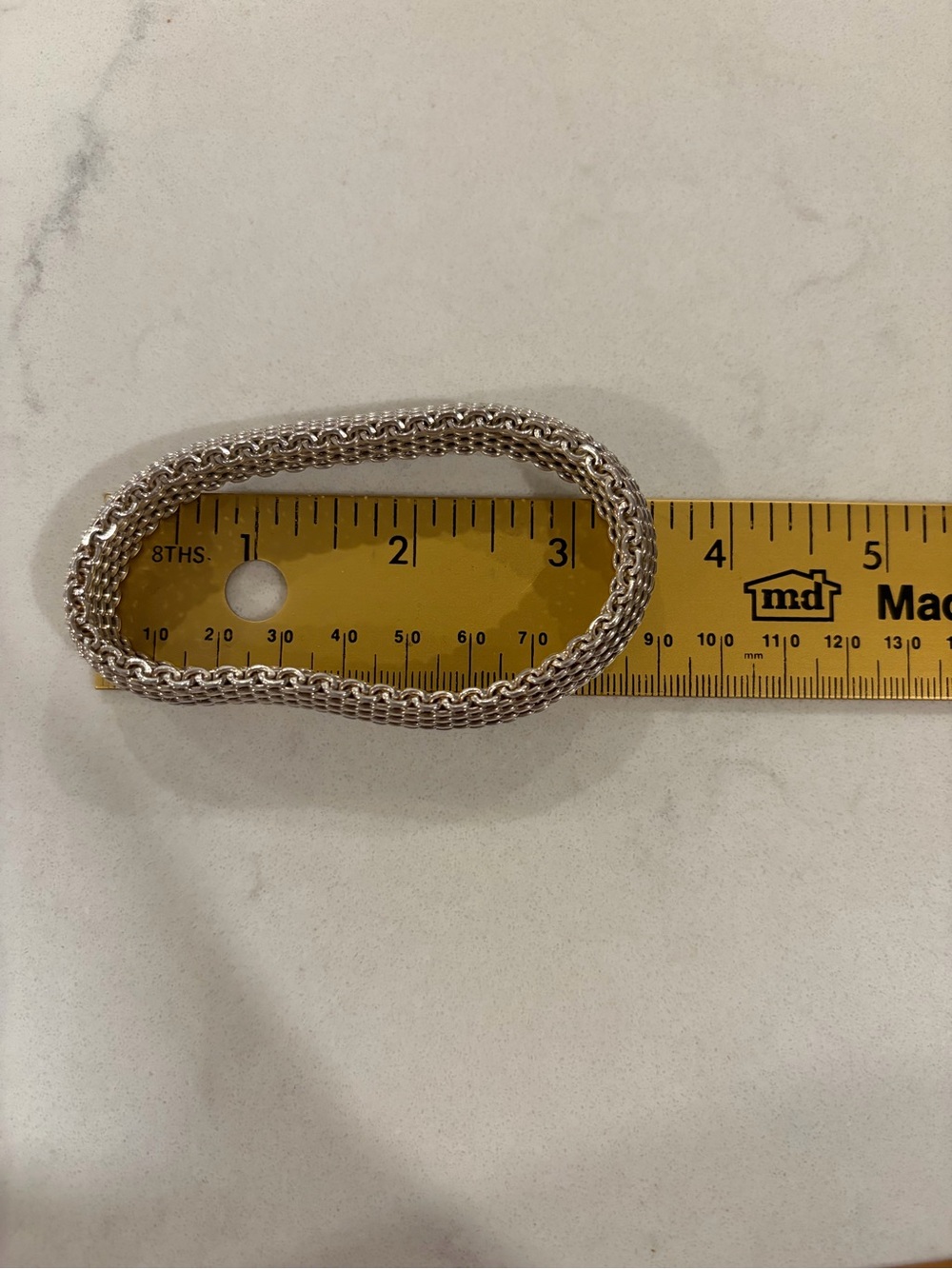 Tiffany authentic mesh bangle bracelet with box and bag. - Picture 8 of 8